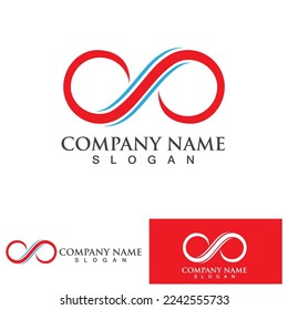 Infinity Design Vector icon illustration Logo template design