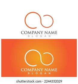 Infinity Design Vector icon illustration Logo template design