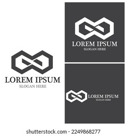 Infinity Design Vector icon illustration Logo template design