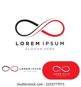 Infinity Design Vector icon illustration Logo template design