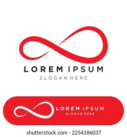 Infinity Design Vector icon illustration Logo template design