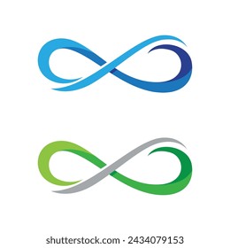 Infinity Design Vector icon illustration Logo template design