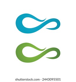 Infinity Design Vector icon illustration Logo template design
