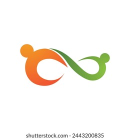 Infinity Design Vector icon illustration Logo template design