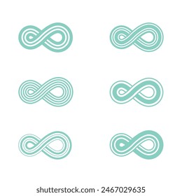 Infinity Design Vector icon illustration Logo template design