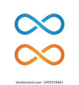 Infinity Design Vector icon illustration Logo template design