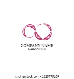 Infinity DNA Logo Icon Vector