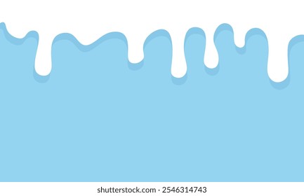 Infinity dripping milk pattern. milk vector. Dripping milk background with space for text, isolated flat vector illustration. background