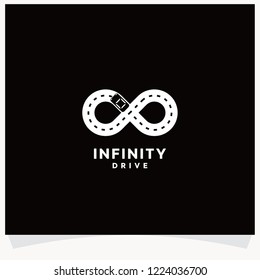 Infinity Driver Logo, Auto Infinity Logo Design Template