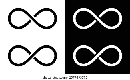 Infinity Eternal Eternity Loop Looping Logo Icon Symbol Asset Design Shape Abstract Geometrical