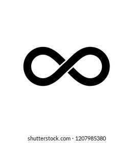 infinity - eternity - endless icon vector