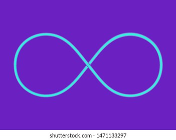 Infinity, eternity symbol. Premium quality vector illustration for your design.