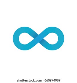 Infinity flat symbol icons vector illustration. Unlimited, limit