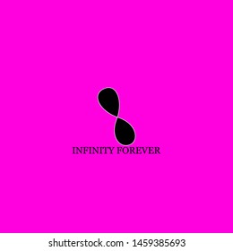 infinity forever icon sign signifier vector