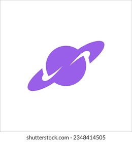 infinity galaxy modern simple logo design