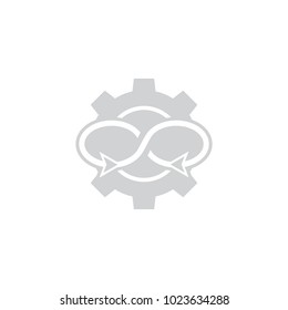 Infinity Gear Logo Icon Design