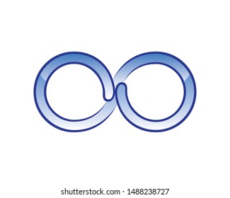 Infinity Glass Logo Design Concept