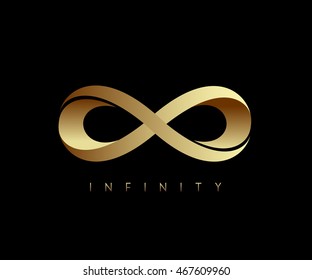 infinity gold sign 