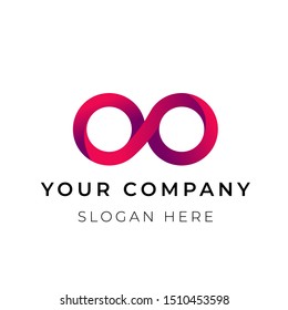 Infinity Gradient Logo Design Template