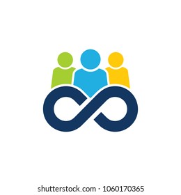 Infinity Group Logo Icon Design