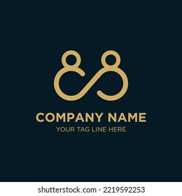 Infinity Group People logo designs concept vector, Community logo designs symbol template	
