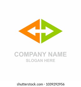 Infinity H Arrow Logo Icon