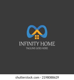 Design-Vorlage für Infinity-Logos. Vektorgrafik