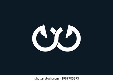 Infinity Horse Logo. logo is suitable for any business.