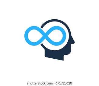 Infinity Human Icon Logo Design Element