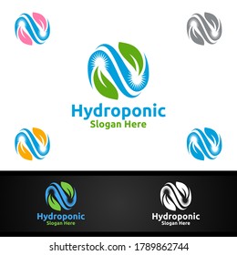 Infinity Hydroponic Botanical Gardener Logo Design