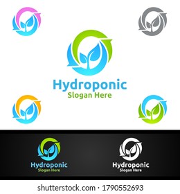 Infinity Hydroponic Botanical Gardener Logo Design