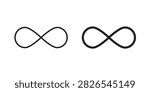 Infinity icon clipart for ui..