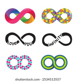 Infinity. Icon for design. Easily editable