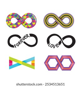 Infinity. Icon for design. Easily editable