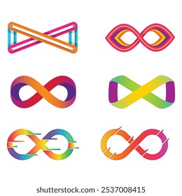 Infinity. Icon for design. Easily editable