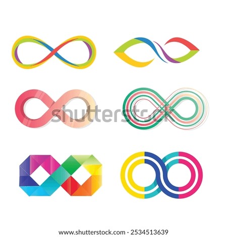 Infinity. Icon for design. Easily editable