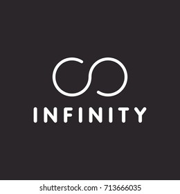 infinity icon design logo template