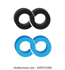 infinity icon design template vector
