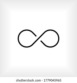 Infinity Icon. Endless Symbol. Eternity Sign - Vector.