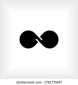 Icono de infinito. Símbolo infinito. Signo de eternidad - Vector.