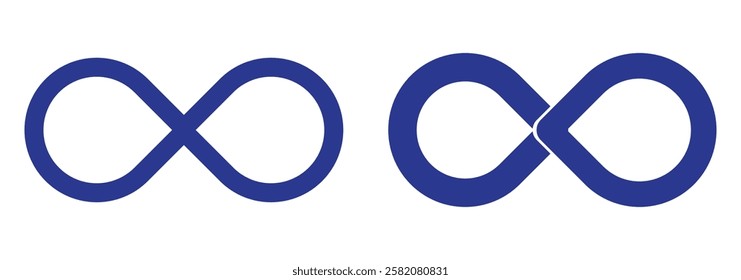 Infinity icon. flat illustration of vector icon for web