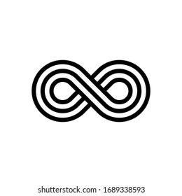 Infinity Icon for Graphic Design Projects
