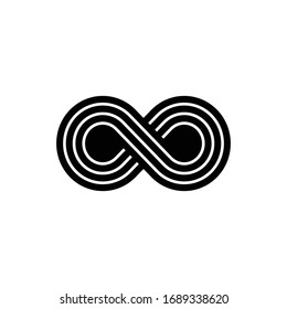 Infinity Icon für Grafikdesign-Projekte
