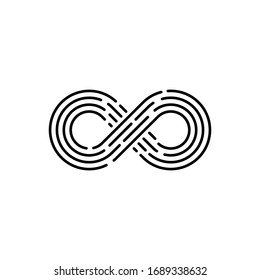 Infinity Icon for Graphic Design Projects
