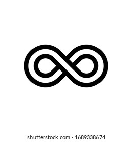 Infinity Icon for Graphic Design Projects
