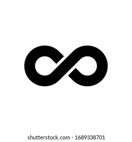 Icono de infinito para proyectos de diseño gráfico
