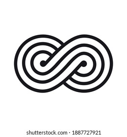 Infinity-Icon für Grafikdesign-Projekte