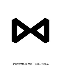 Infinity icon for graphic design projects