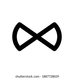 Icono de infinito para proyectos de diseño gráfico