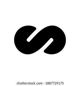 Infinity icon for graphic design projects